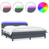 vidaXL &Kappa;&rho;&epsilon;&beta;ά&tau;&iota; Boxspring &mu;&epsilon; &Sigma;&tau;&rho;ώ&mu;&alpha; & LED &Sigma;&kappa;&omicron;ύ&rho;&omicron; &Gamma;&kappa;&rho;&iota; 180x210 &epsilon;&kappa;. &Beta;&epsilon;&lambda;&omicron;ύ&delta;&iota;&nu;&omicron;