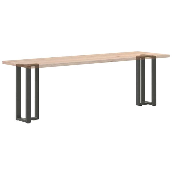 vidaXL Πόδια Κονσόλας σε Σχήμα Τ, 2 τεμ. Ανθρακί 25x28x(72-73) εκ. Ατσάλι