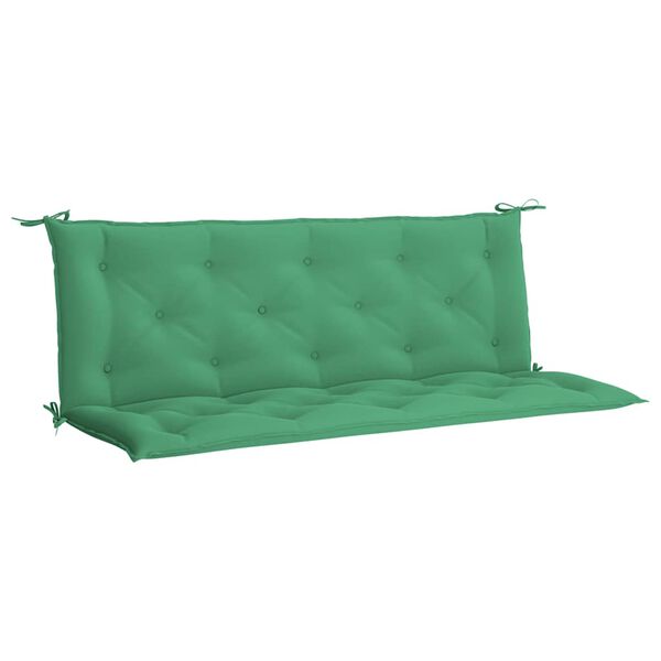 vidaXL Μαξιλάρι Πάγκου Κήπου Πράσινο 150x(50+50)x7 εκ. Ύφασμα Oxford