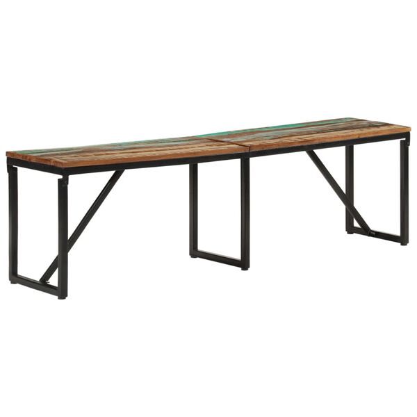 vidaXL Πάγκος 160 x 35 x 46 εκ. από Μασίφ Ανακυκλωμένο Ξύλο