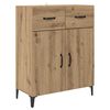 vidaXL Highboard Artisan Oak 69,5 x 34 x 180 &epsilon;&kappa;. &Epsilon;&pi;&epsilon;&xi;&epsilon;&rho;&gamma;&alpha;&sigma;&mu;έ&nu;&omicron; &xi;ύ&lambda;&omicron;