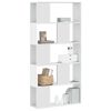 vidaXL Βιβλιοθήκη 5 Επιπέδων Λευκή 80,5x23,5x162,5 εκ. Επεξεργ. Ξύλο