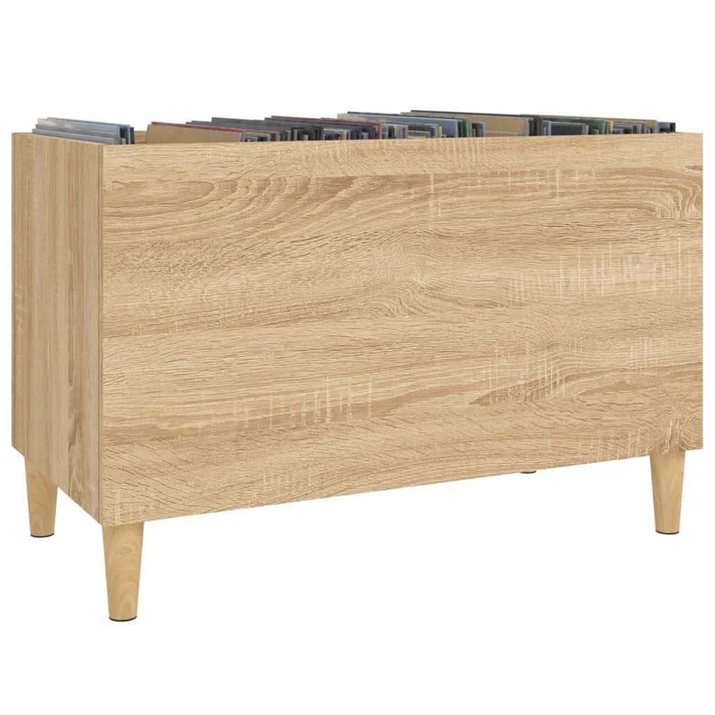 vidaXL Δισκοθήκη Sonoma Δρυς 74,5 x 38 x 48 εκ. από Επεξεργασμένο Ξύλο
