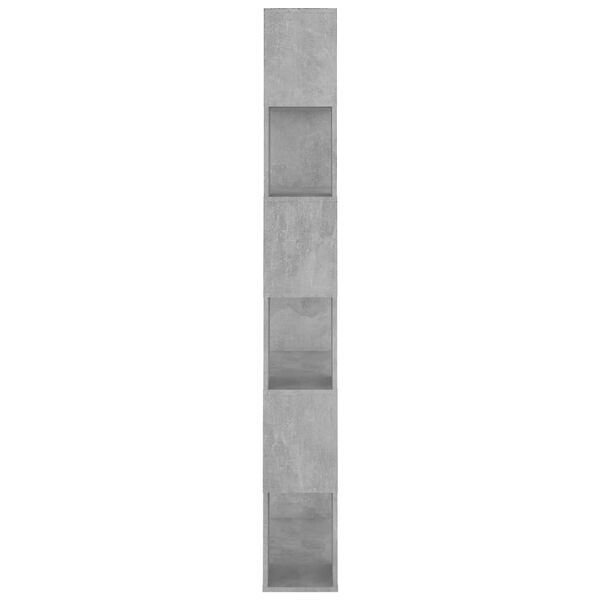 vidaXL Βιβλιοθήκη/Διαχωρισ. Χώρου Γκρι Σκυρ. 80x24x186 εκ. Επεξ. Ξύλο