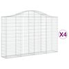 vidaXL &Sigma;&upsilon;&rho;&mu;&alpha;&tau;&omicron;&kappa;&iota;&beta;ώ&tau;&iota;&alpha; &Tau;&omicron;&xi;&omega;&tau;ά 4 &tau;&epsilon;&mu;. 200x30x120/140 &epsilon;&kappa;. &Gamma;&alpha;&lambda;&beta;&alpha;&nu;. &Alpha;&tau;&sigma;ά&lambda;&iota;