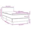 vidaXL Box Spring &kappa;&rho;&epsilon;&beta;ά&tau;&iota; &mu;&epsilon; &sigma;&tau;&rho;ώ&mu;&alpha; &alpha;&nu;&omicron;&iota;&chi;&tau;ό &gamma;&kappa;&rho;&iota; 90x220 &epsilon;&kappa;. &Beta;&epsilon;&lambda;&omicron;ύ&delta;&iota;&nu;&omicron;