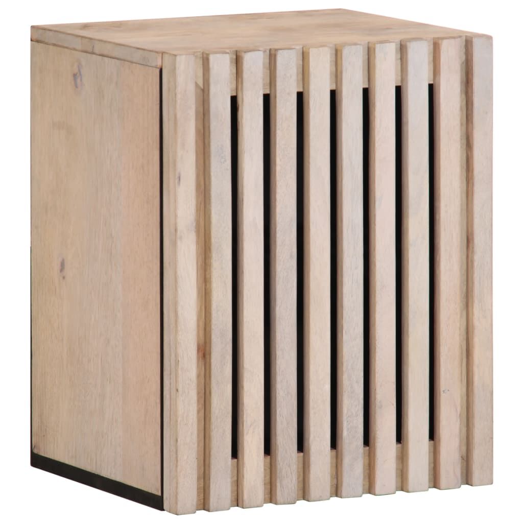vidaXL Ντουλάπι Μπάνιου Επιτοίχιο 38x34x48 εκ. από Μασίφ Ξύλο Μάνγκο