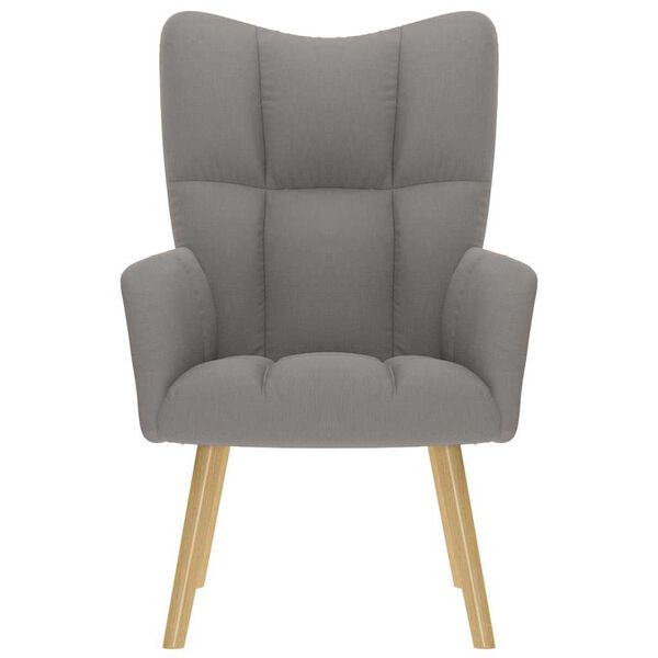 vidaXL Πολυθρόνα Relax Taupe Υφασμάτινη