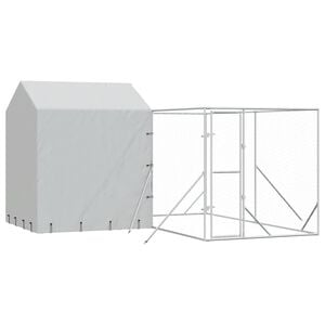 vidaXL &Kappa;&lambda;&omicron;&upsilon;&beta;ί &Sigma;&kappa;ύ&lambda;&omicron;&upsilon; &Epsilon;&xi;. &Chi;ώ&rho;&omicron;&upsilon; &mu;&epsilon; &Omicron;&rho;&omicron;&phi;ή &Alpha;&sigma;&eta;&mu;ί 4x4x2,5 &mu;. &Gamma;&alpha;&lambda;&beta;. &Alpha;&tau;&sigma;ά&lambda;&iota;