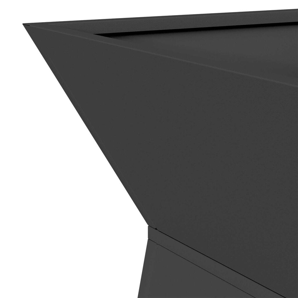 vidaXL Στήριγμα Φυτών Μαύρο Μέταλλο 40 x 40 x 101 cm Διακοσμητικά Ένθετα
