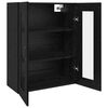 vidaXL Ντουλάπια Τοίχου 2 pcs Μαύρη δρυς 69.5 x 34 x 90 εκ.