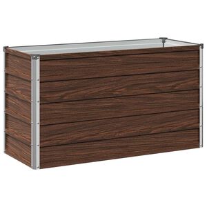 vidaXL &Upsilon;&psi;&omega;&mu;έ&nu;&omicron; &Kappa;&rho;&epsilon;&beta;ά&tau;&iota; &Kappa;ή&pi;&omicron;&upsilon; &Mu;&alpha;ύ&rho;&omicron; 100 x 40 x 55 cm