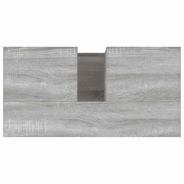 vidaXL Ντουλάπι Μπάνιου Γκρι Sonoma 65x33x60 εκ. Επεξεργασμένο Ξύλο