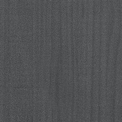 vidaXL Ζαρντινιέρες 2 τεμ. Γκρι 31 x 31 x 70 εκ. από Μασίφ Ξύλο Πεύκου