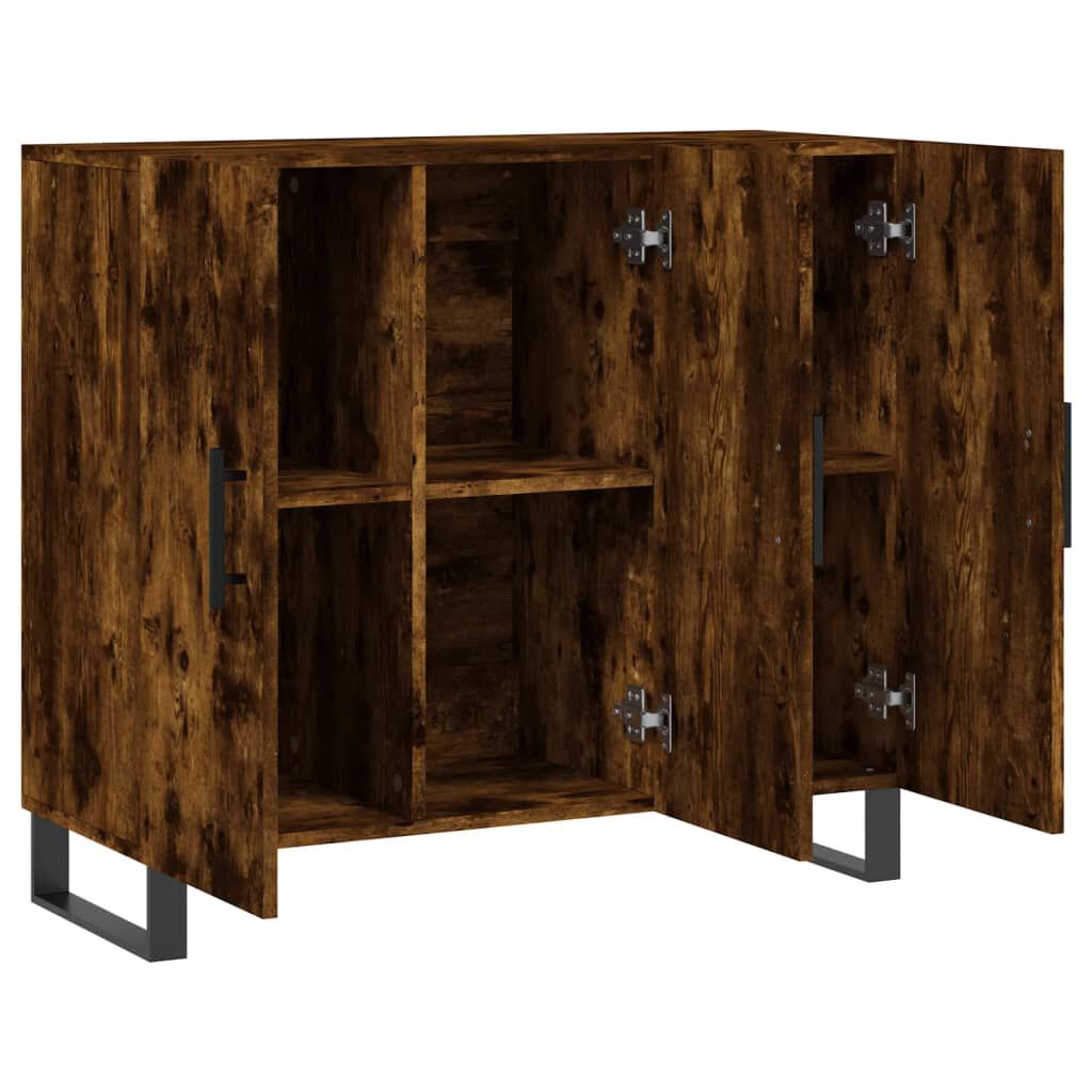 vidaXL Ντουλάπι Καπνιστή Δρυς 90x34x80 εκ. Επεξεργασμένο Ξύλο