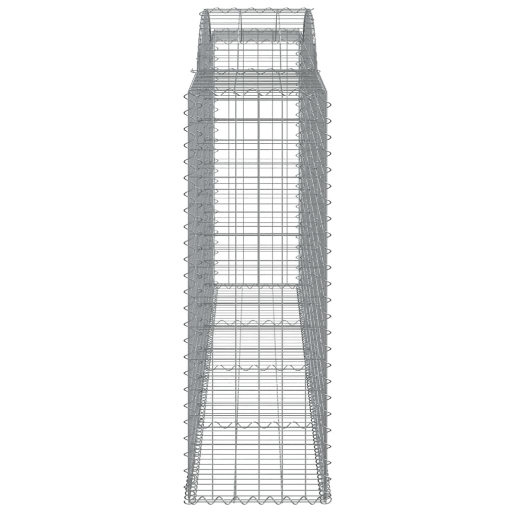 vidaXL Συρματοκιβώτια Τοξωτά 11 τεμ. 300x50x140/160 εκ. Γαλβαν. Ατσάλι