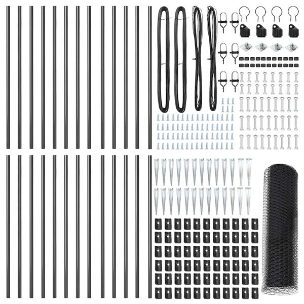 vidaXL &Sigma;&tau;ύ&lambda;&omicron;&sigmaf; &Pi;&epsilon;&rho;&iota;&phi;&rho;ά&xi;&epsilon;&omega;&nu; &Gamma;&kappa;&rho;&iota; 50 x 0,5 &mu; (13 &chi;&iota;&lambda;. &pi;&lambda;έ&gamma;&mu;&alpha;)