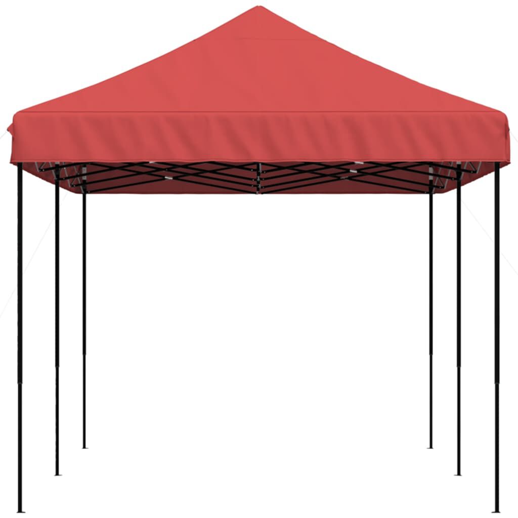 vidaXL Τέντα Εκδηλώσεων Πτυσσόμενη Pop-Up Μπορντό 580x292x315 εκ.