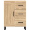 vidaXL Ντουλάπι Sonoma δρυς 69,5 x 34 x 180 εκ. από Επεξεργασμένο Ξύλο