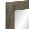 vidaXL Καθρέφτης μπάνιου γκρι 50x3x70 cm από μασίφ ξύλο Μάνγκο