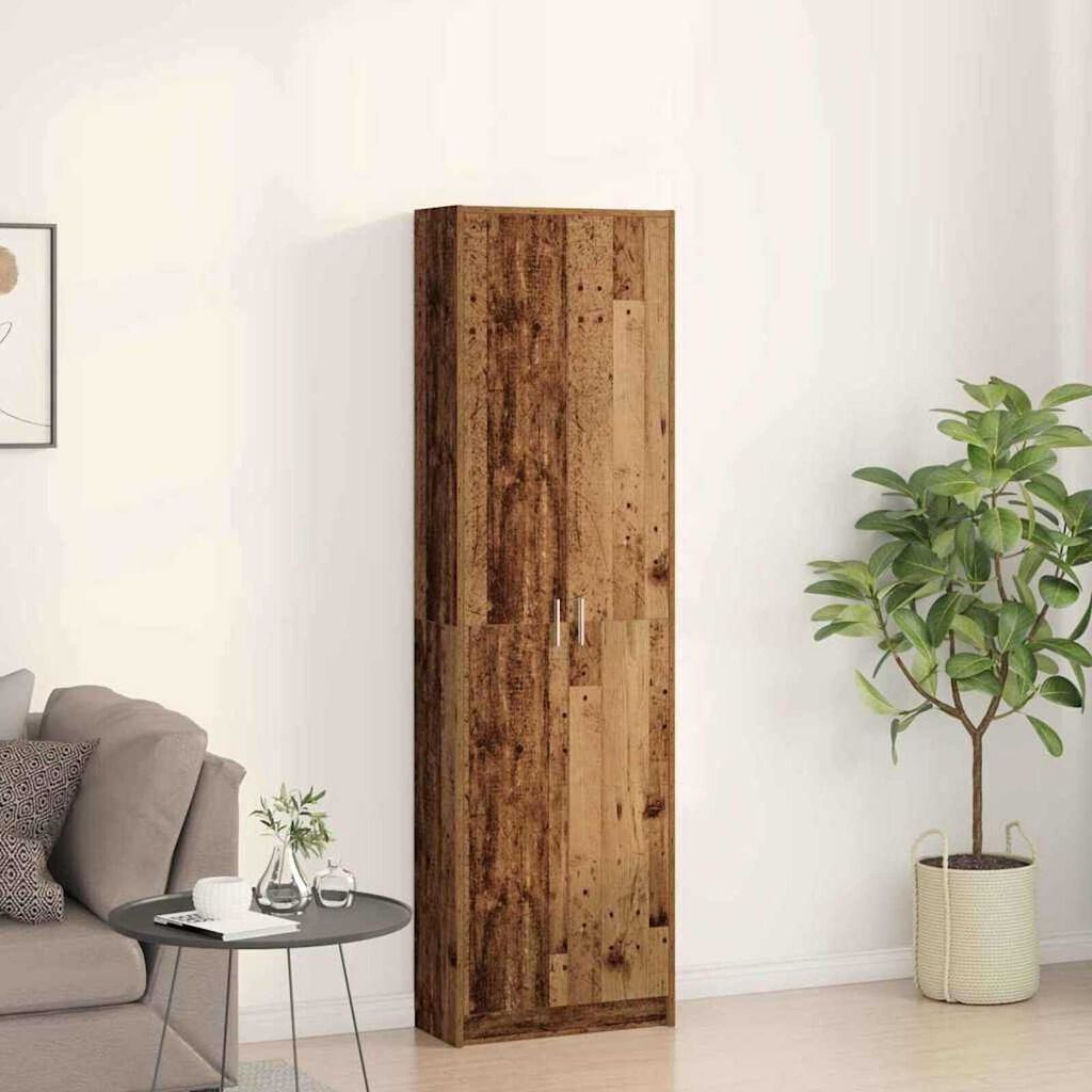 vidaXL Ντουλάπι Παλαιό ξύλο 55 x 25 x 189 εκ. Επεξεργασμένο ξύλο