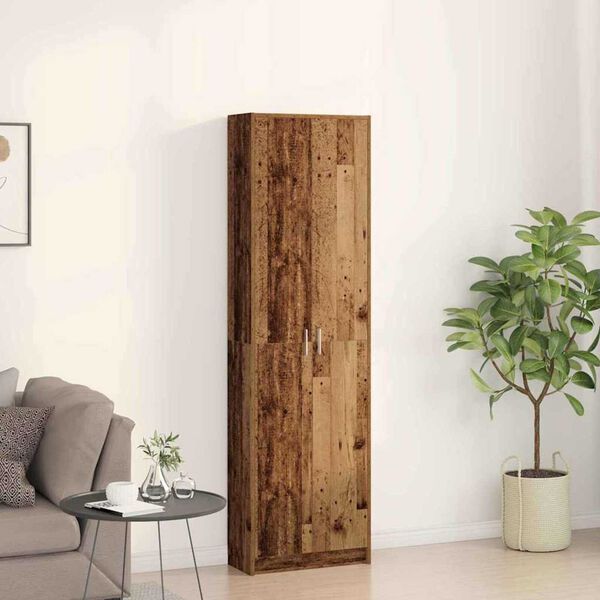 vidaXL Ντουλάπι Παλαιό ξύλο 55 x 25 x 189 εκ. Επεξεργασμένο ξύλο