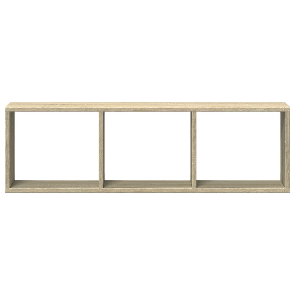 vidaXL Ντουλάπι Τοίχου Sonoma Δρυς 100x16x30 εκ από Επεξεργασμένο Ξύλο