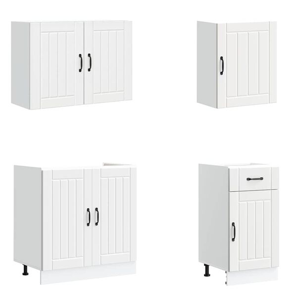 vidaXL &Sigma;&epsilon;&tau; &nu;&tau;&omicron;&upsilon;&lambda;&alpha;&pi;&iota;ώ&nu; &kappa;&omicron;&upsilon;&zeta;ί&nu;&alpha;&sigmaf; 7 &tau;&epsilon;&mu;&alpha;&chi;ί&omega;&nu; "Lucca" &Lambda;&epsilon;&upsilon;&kappa;ό &mu;&eta;&chi;&alpha;&nu;&iota;&kappa;ό &xi;ύ&lambda;&omicron;