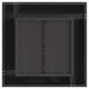 vidaXL Φωτιά Μαύρο 60 x 60 x 30 cm Κρύα έλαση από χάλυβα