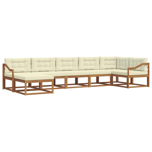 vidaXL &Sigma;&epsilon;&iota;&rho;ά &Kappa;&alpha;&nu;&alpha;&pi;έ &Epsilon;&xi;&omega;&tau;&epsilon;&rho;&iota;&kappa;&omicron;ύ &mu;&epsilon; &mu;&alpha;&xi;&iota;&lambda;ά&rho;&iota; 7 pcs &Phi;&upsilon;&sigma;&iota;&kappa;ό &kappa;&alpha;&iota; &Kappa;&rho;έ&mu;&alpha;