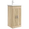 vidaXL &Kappa;&alpha;&theta;&rho;έ&phi;&tau;&eta;&sigmaf; &mu;&pi;ά&nu;&iota;&omicron;&upsilon; &mu;&epsilon; &nu;&iota;&pi;&tau;ή&rho;&alpha; Sonoma &Delta;&rho;&upsilon;&sigmaf; 42 x 40 x 84,5 &epsilon;&kappa;