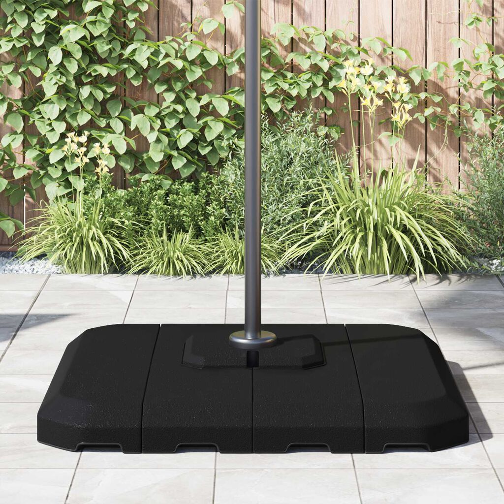vidaXL Σετ Βάσης Παρασύρτη 4 Τεμαχίων - 130kg Άμμος ή 90kg Νερό