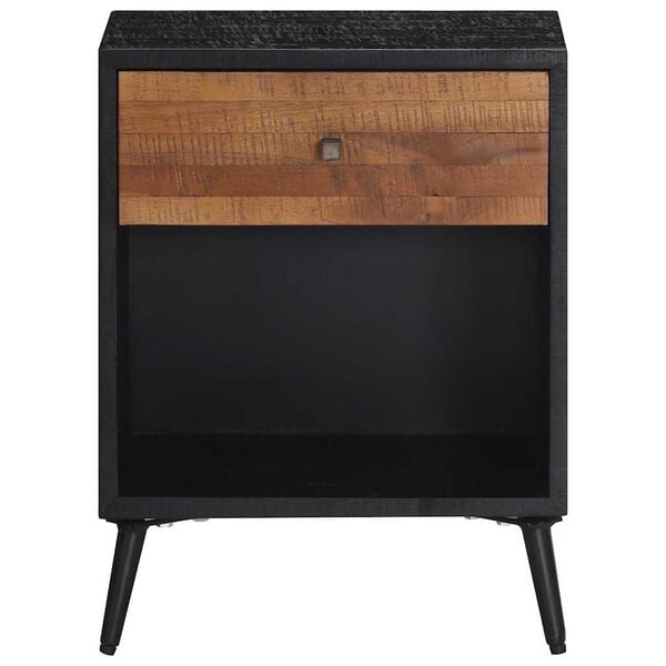 vidaXL Κομοδίνο 40 x 30 x 50 εκ. από Μασίφ Ξύλο Teak