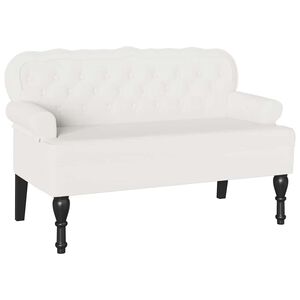 vidaXL &Kappa;&alpha;&nu;&alpha;&pi;έ&sigmaf; Chesterfield &Lambda;&epsilon;&upsilon;&kappa;ό 119,5 x 64,5 x 75 &epsilon;&kappa;. &Tau;&epsilon;&chi;&nu;&eta;&tau;ό &Delta;έ&rho;&mu;&alpha;