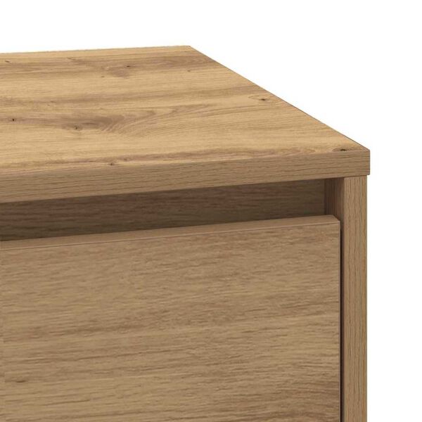 vidaXL Κομοδίνο με Artisan Oak 39 x 34.5 x 50 εκ. Επεξεργασμένο ξύλο