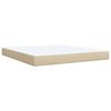 vidaXL &Kappa;&rho;&epsilon;&beta;ά&tau;&iota; Boxspring &mu;&epsilon; &Sigma;&tau;&rho;ώ&mu;&alpha; &Kappa;&rho;&epsilon;&mu; 180x200 &epsilon;&kappa;. &Upsilon;&phi;&alpha;&sigma;&mu;ά&tau;&iota;&nu;&omicron;