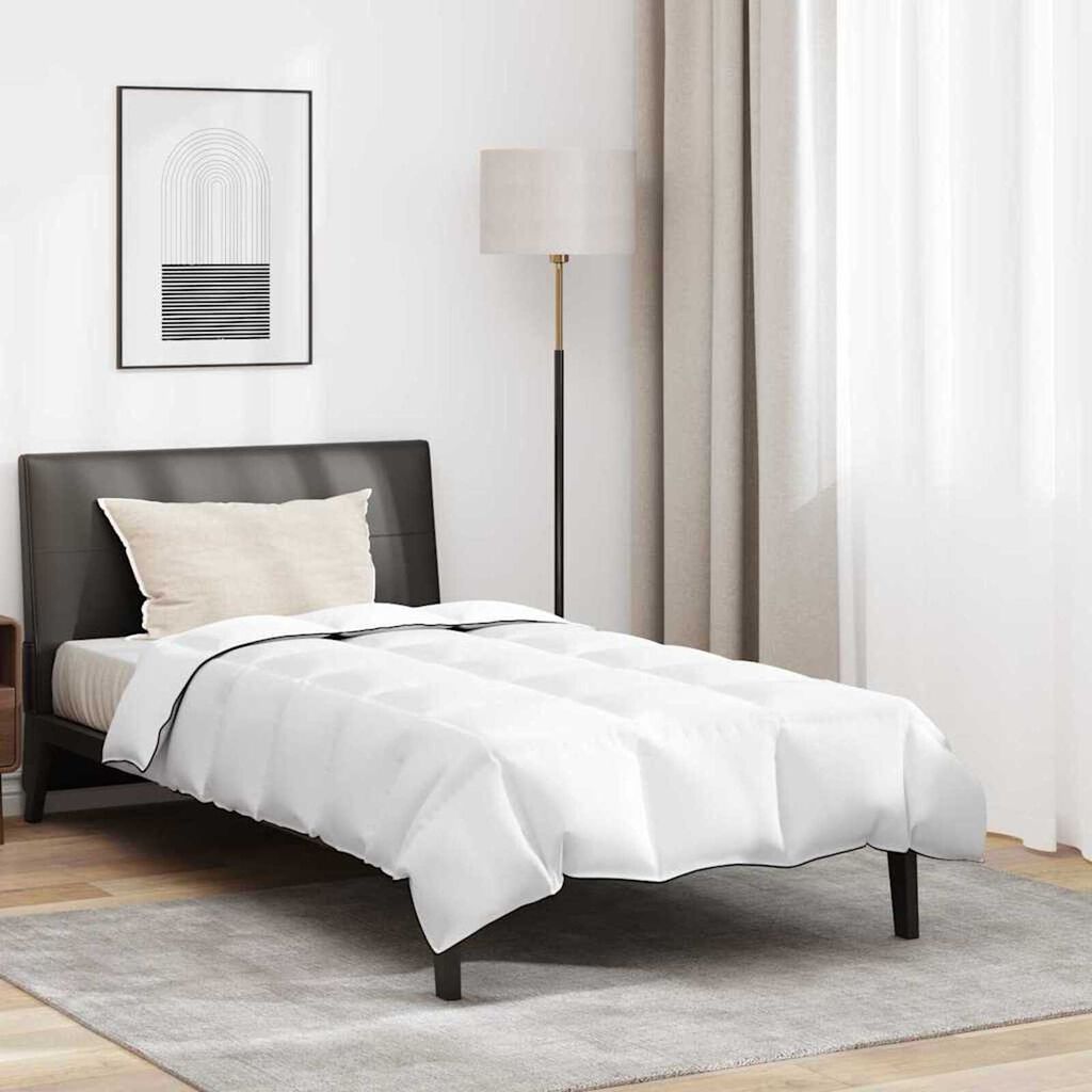 vidaXL Σετ Παπλωμάτων με μαξιλάρι 2 pcs Λευκό 140 x 200 cm Πούπουλο