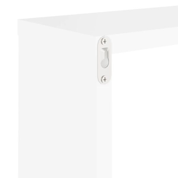 vidaXL Ράφια Κύβοι Τοίχου 2 τεμ. Λευκά 30 x 15 x 30 εκ. από MDF