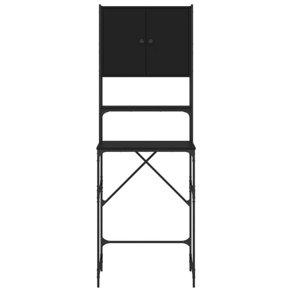 vidaXL Ντουλάπι Πλυντηρίου Μαύρο 68x48,5x194 εκ.