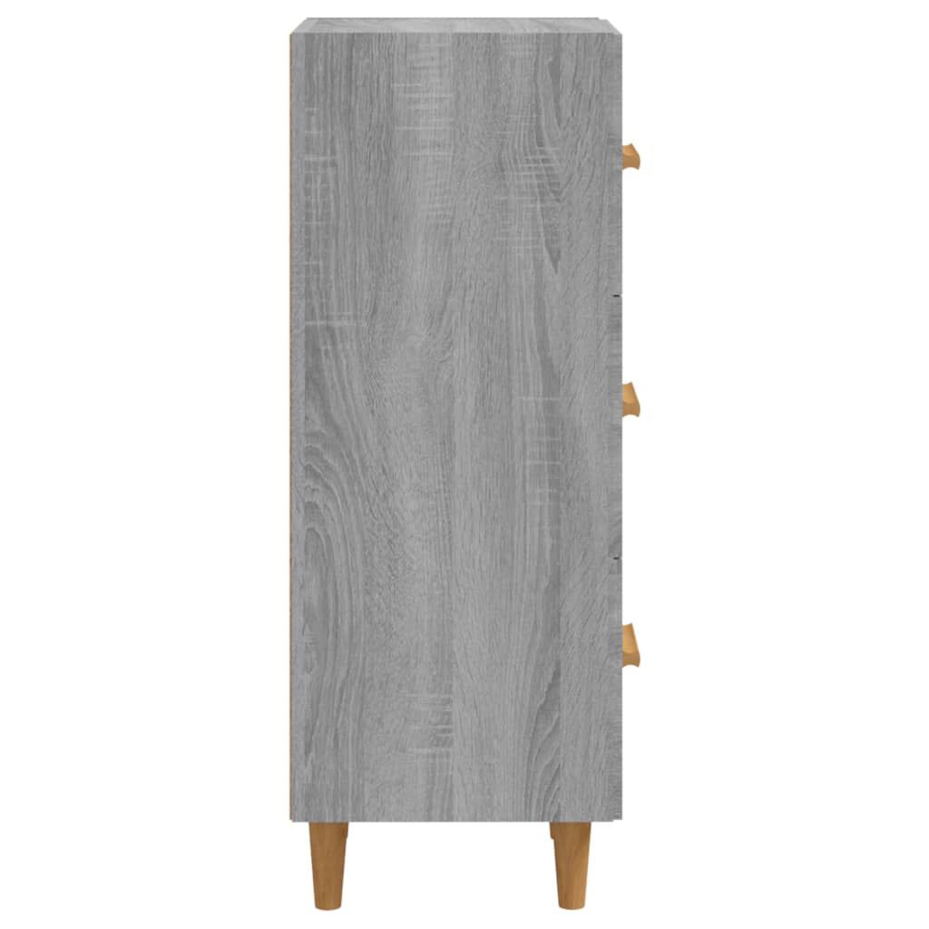 vidaXL Ντουλάπι Γκρι Sonoma 34,5x34x90 εκ. από Επεξεργασμένο Ξύλο
