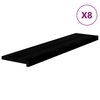 vidaXL &Pi;&alpha;&tau;ά&kappa;&iota;&alpha; &Sigma;&kappa;ά&lambda;&alpha;&sigmaf; 8 &tau;&epsilon;&mu;. &Kappa;&alpha;&phi;έ-&Mu;&alpha;ύ&rho;&omicron; 110x30x2 cm &Xi;ύ&lambda;&omicron; &Delta;&rho;&upsilon;ό&sigmaf;