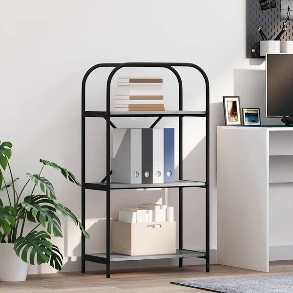 vidaXL &Rho;ά&phi;&iota; &Beta;&iota;&beta;&lambda;ί&omega;&nu; &Gamma;&kappa;&rho;ί&zeta;&omicron; &Sigma;&omicron;&nu;&omicron;&mu;&alpha; 60 x 30 x 109 &epsilon;&kappa; &Epsilon;&pi;&epsilon;&xi;&epsilon;&rho;&gamma;&alpha;&sigma;&mu;έ&nu;&omicron; &xi;ύ&lambda;&omicron;