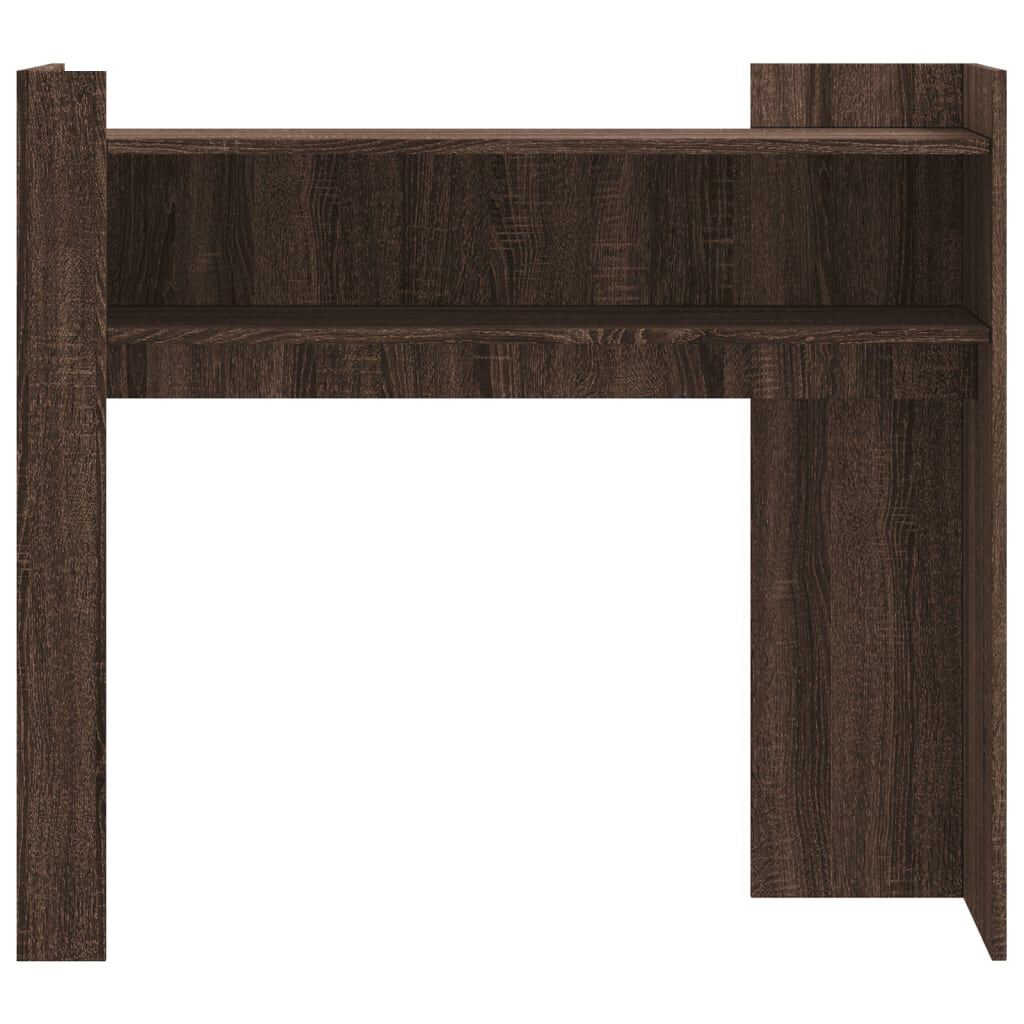 vidaXL Τραπέζι Κονσόλα Καφέ Δρυς 100x35x90 εκ. Επεξεργασμένο Ξύλο