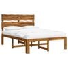 vidaXL &Delta;&iota;&pi;&lambda;ό &Kappa;&rho;&epsilon;&beta;ά&tau;&iota; &mu;&epsilon; &Kappa;&epsilon;&phi;&alpha;&lambda;ά&rho;&iota; ROSTOCK &Phi;&upsilon;&sigma;&iota;&kappa;ό 140 x 200 cm