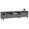vidaXL Έπιπλο Τηλεόρασης HAMAR Σκ. Γκρι 158x40x40εκ. Μασίφ Ξύλο Πεύκου