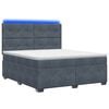 vidaXL &Kappa;&rho;&epsilon;&beta;ά&tau;&iota; box spring &mu;&epsilon; &sigma;&tau;&rho;ώ&mu;&alpha; &Sigma;&kappa;&omicron;ύ&rho;&omicron; &Gamma;&kappa;&rho;&iota; 140 x 190 cm &Beta;&epsilon;&lambda;&omicron;ύ&delta;&omicron;
