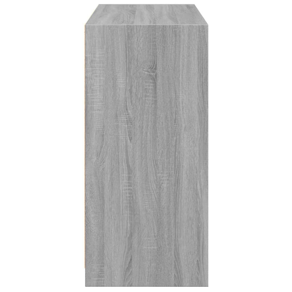 vidaXL Ντουλάπα Γκρι Sonoma 77x48x102 εκ. από Επεξεργασμένο Ξύλο