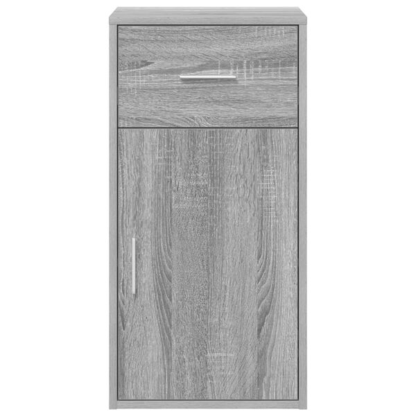 vidaXL Πλαϊνό γραφείο Γκρι sonoma 38 x 34,5 x 75 εκ Επεξεργασμένο ξύλο