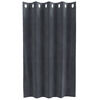 vidaXL Κουρτίνες με κουρτίνες 2 pcs Ανοιχτό γκρι 140 x 140 cm Βελούδο
