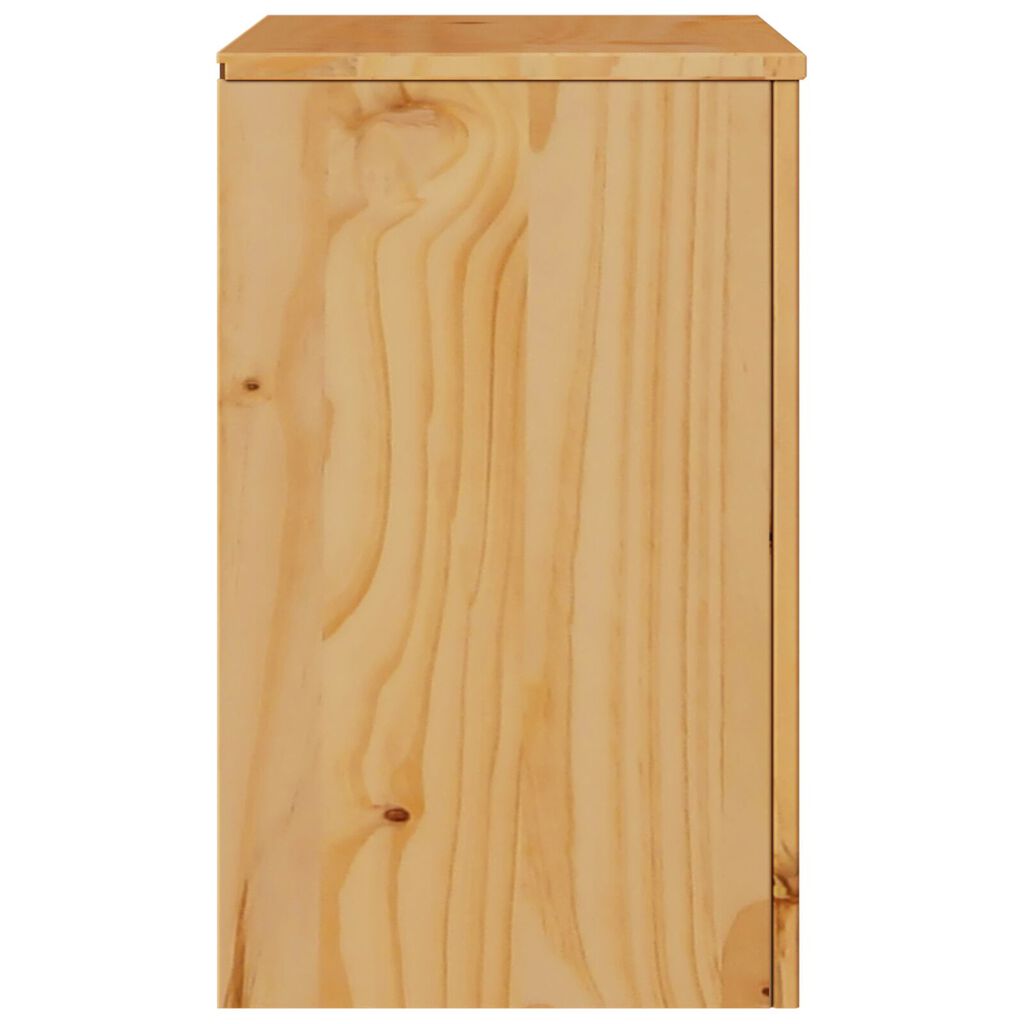 vidaXL Κομοδίνο "DRAMMEN" 45x35x56 εκ. Μασίφ ξύλο πεύκου